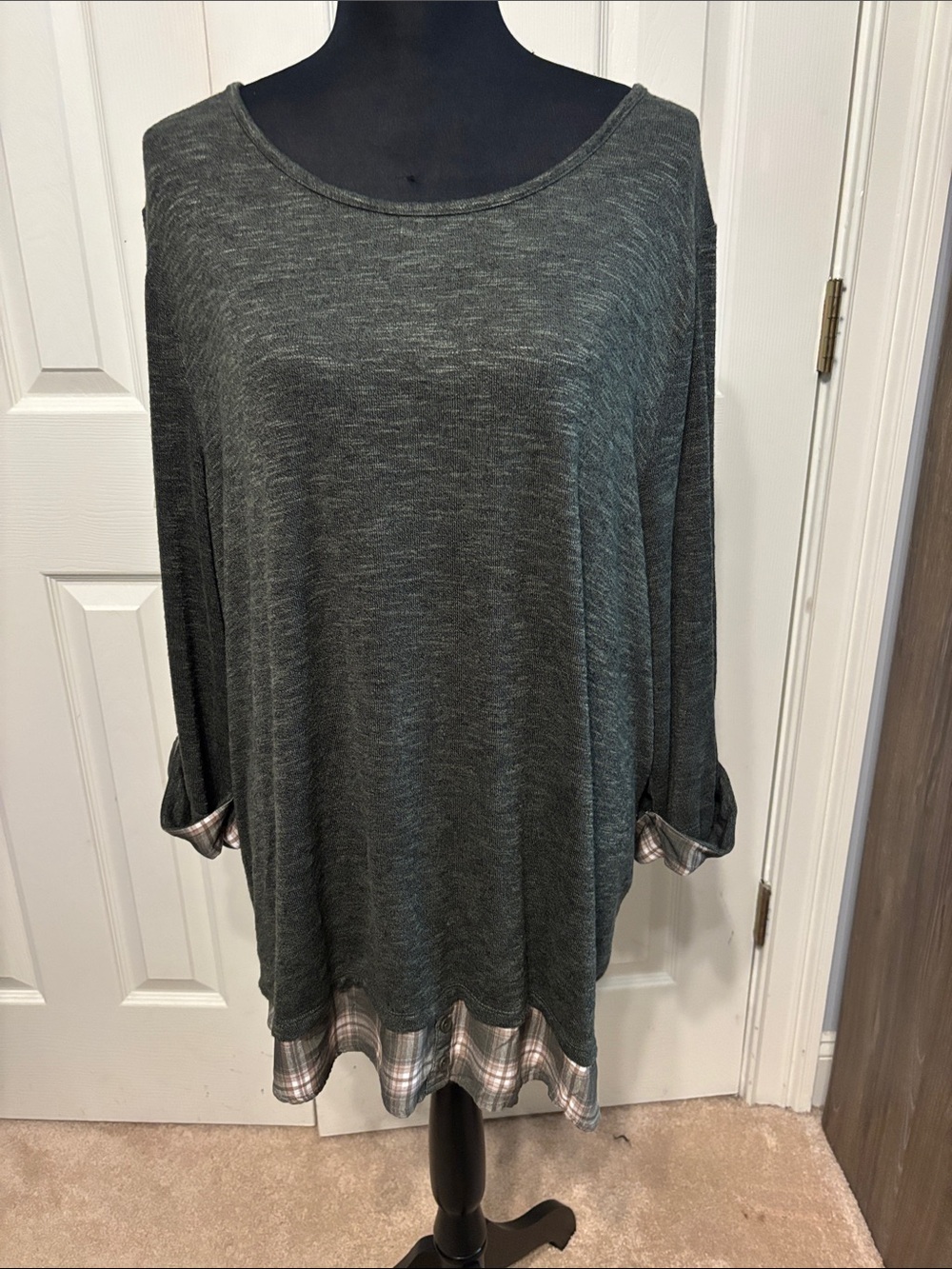 Catherines Plus Mock Layer Tunic
